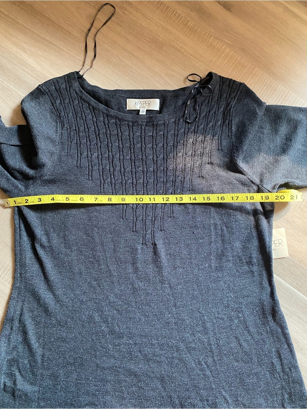 Kasper Women’s Long Sleeve Sweater Dress - Picture 5 of 6